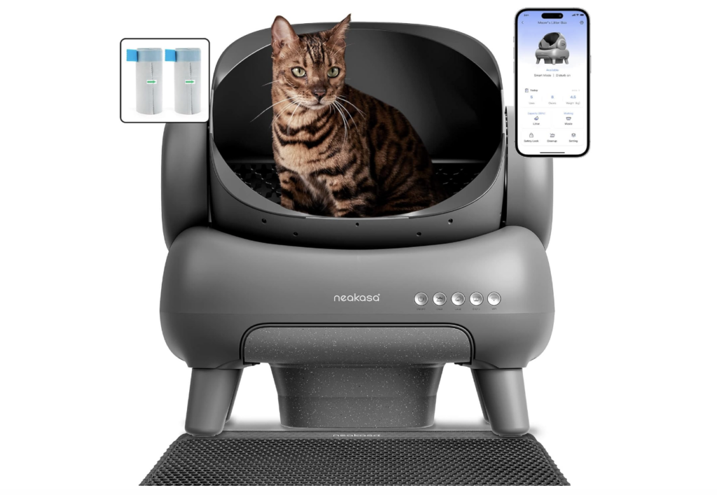 Neakasa M1 Open-Top Self Cleaning Cat Litter Box, best self cleaning litter box